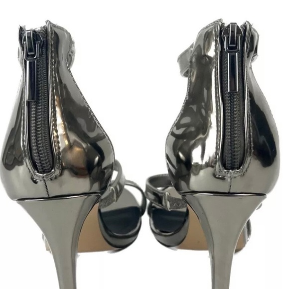 Steve Madden Women’s Metallic Ankle Strap Feelya Heels - Size 9.5 - Picture 7 of 11